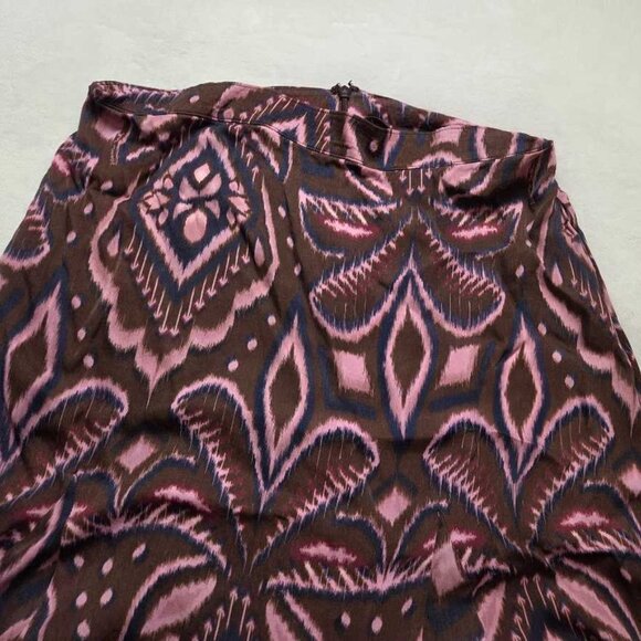 L Farm Rio Pineapple Ikat a-line midi skirt - Picture 4 of 10